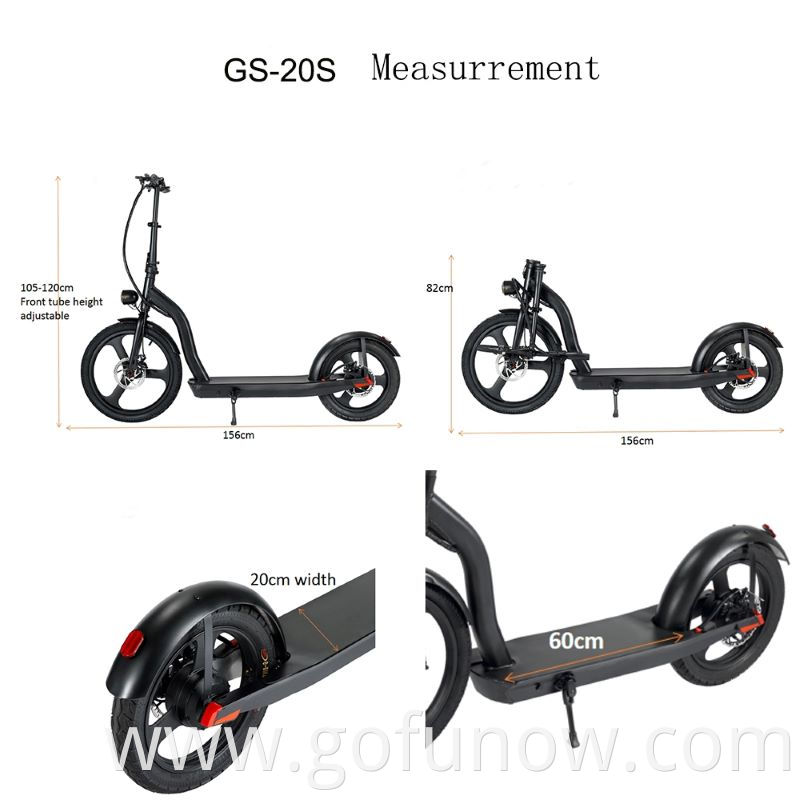 New adult europe model max folding electric kickbike adult electric kick scooter Chinese factory escooter G-FUN